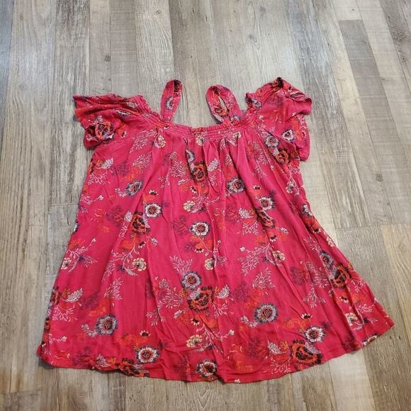 Time and tru small womens floral blouse - Picture 3 of 7